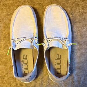 Hey Dude Women’s White Slip-On Wendy Loafers